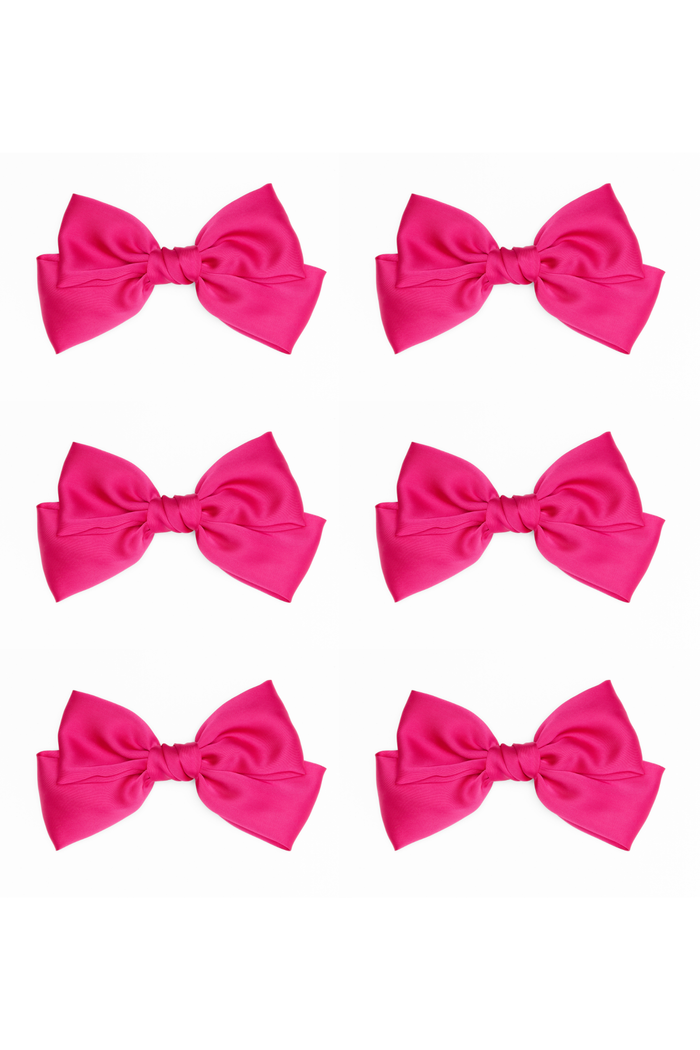 6pcs Cheer Bow Hairclip Bundle-Retail-Great Pretenders USA