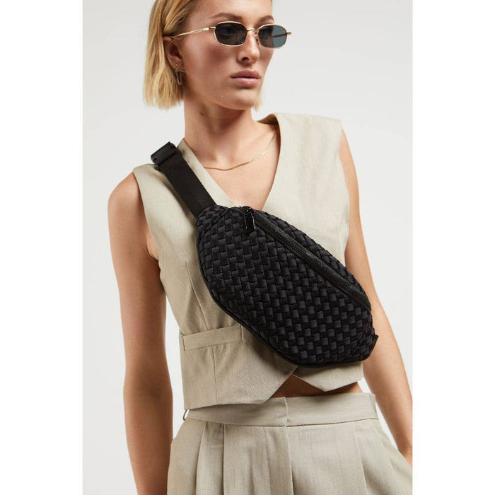 Aim High Woven Neoprene Belt Bag - Taryn x Philip Boutique