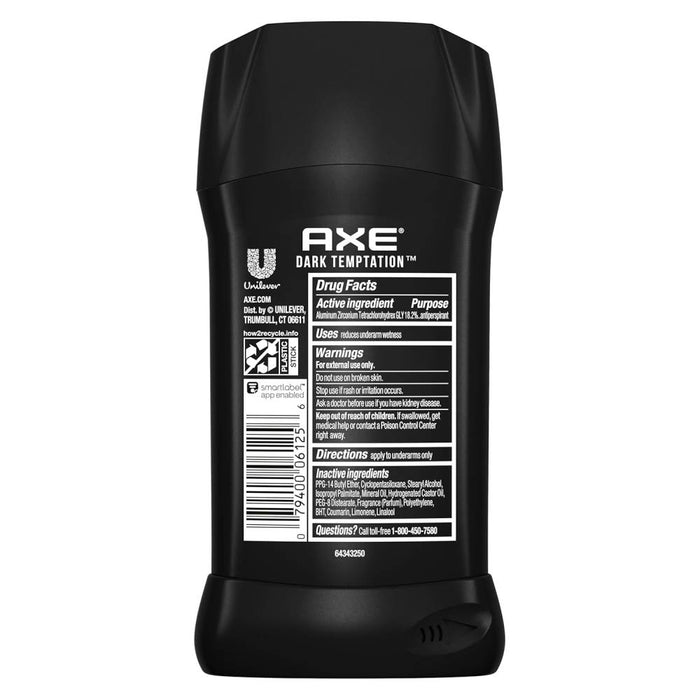 Axe Dry Invisible Solid Antiperspirant & Deodorant – Dark Temptation 2.7 oz – Pack 12