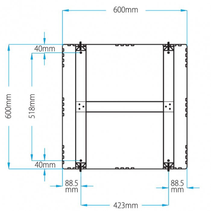 Bradley 782 Glass Mirror with Angle Frame