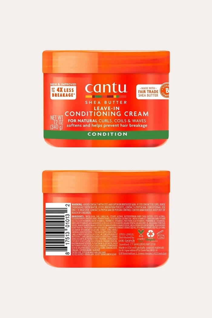 CANTU FOR NATURAL LEAVE IN CONDITIONING CREAM 12oz - BSW BEAUTY CANADA