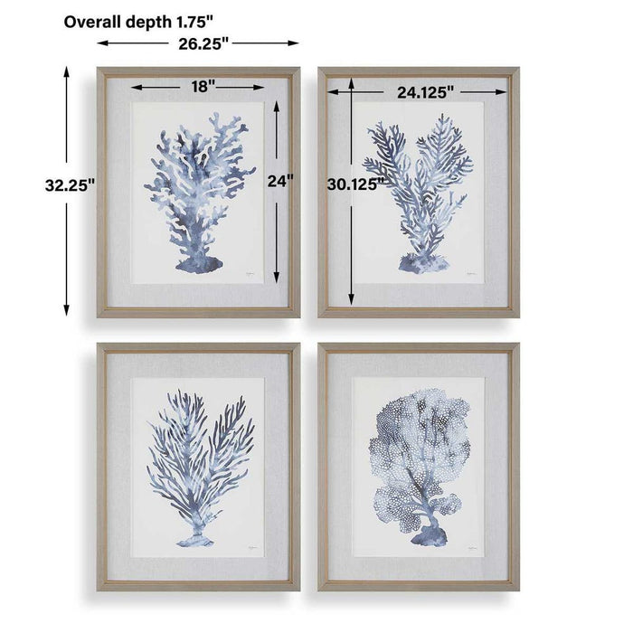 Coral Framed Wall Art