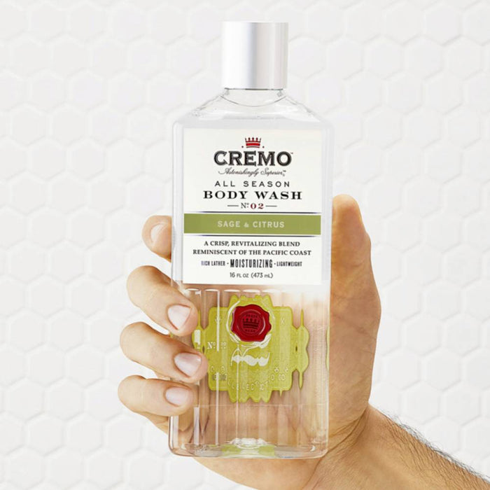 Cremo - Sage Citrus Body Wash - 16 Oz - 12 Pack