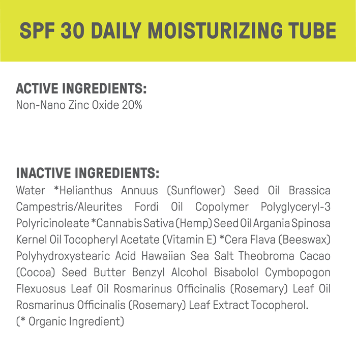 Raw Elements Daily Moisturizer Bio-Resin Tube Spf 30