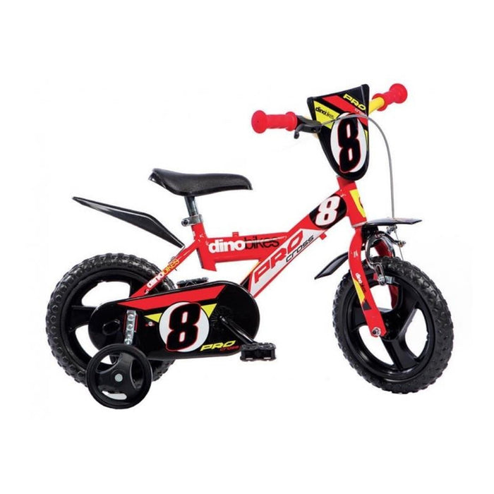 Dino bikes dino boys bike pro cross 12 inch red black