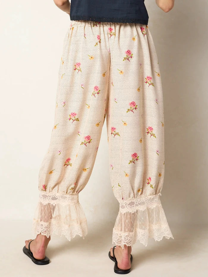 Faye Bloomer Pants - Pin Dot Prairie Cream-view 6