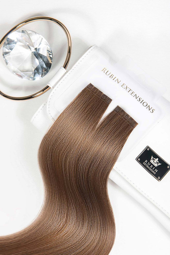 Keratin Bondings Hair Strands Light Natural Brown Premium Line