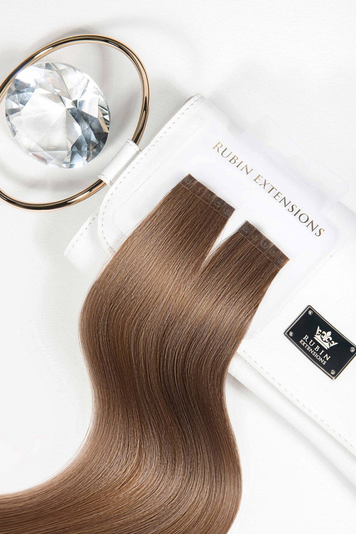 Keratin Bondings Hair Strands Light Natural Brown Pro-Deluxe Line