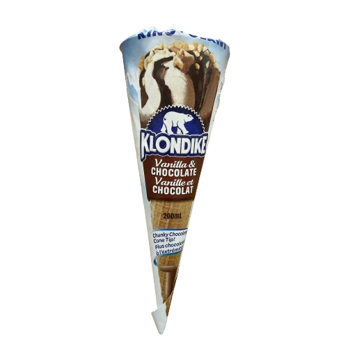 KLONDIKE Vanilla & Chocolate Drumstick - 200ml