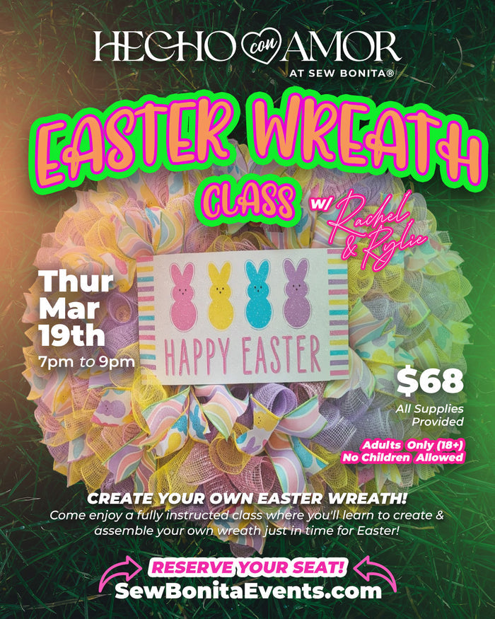 Mar 19th, 2026 / Easter Wreath Workshop