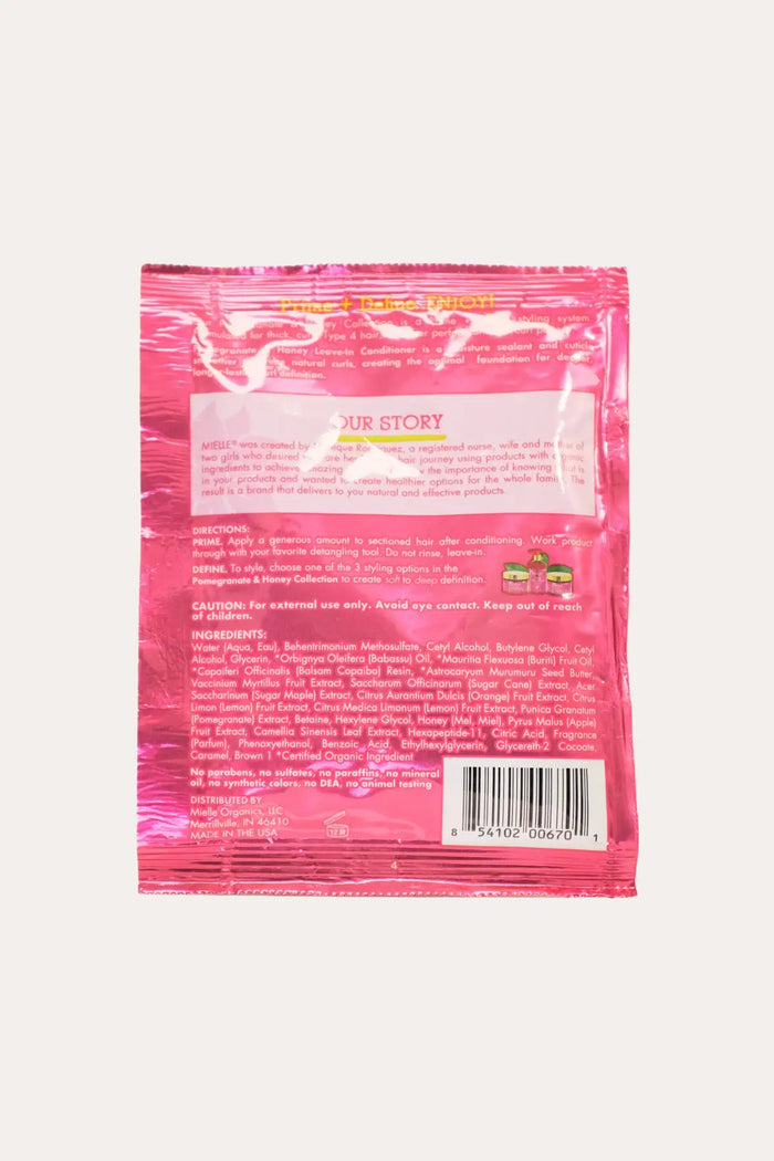 MIELLE ORGANICS POMEGRANATE & HONEY LEAVE-IN CONDITIONER MIELLE ORGANICS