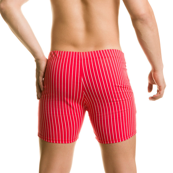 Naval Red Beachwear en modelo de Gigo Underwear