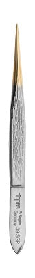 Nippes of Solingen Gold Plated Tweezers pointed 39SGP - Tulipa Hair & Beauty