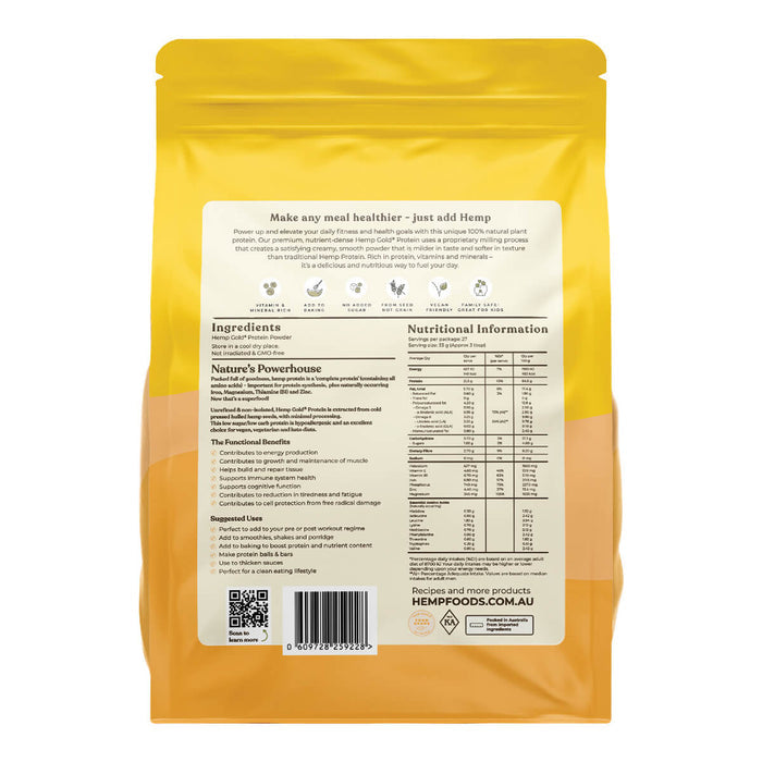 Organic Gold Hemp Protein