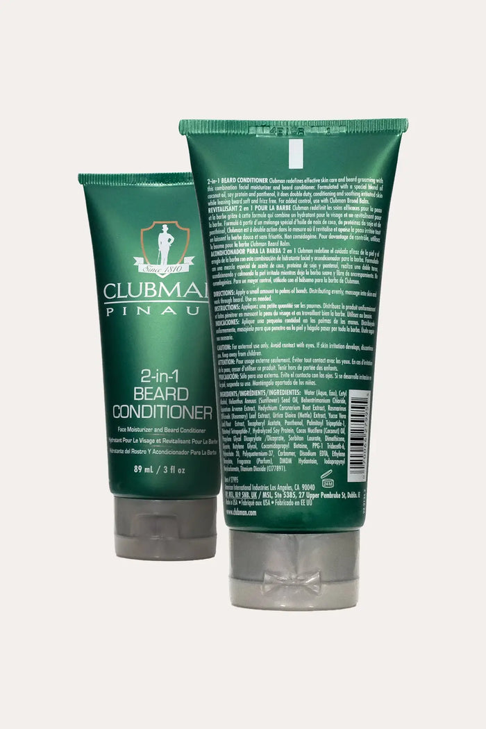PINAUD CLUBMAN 2-IN-1 BEARD CONDITIONER 3oz CLUBMAN