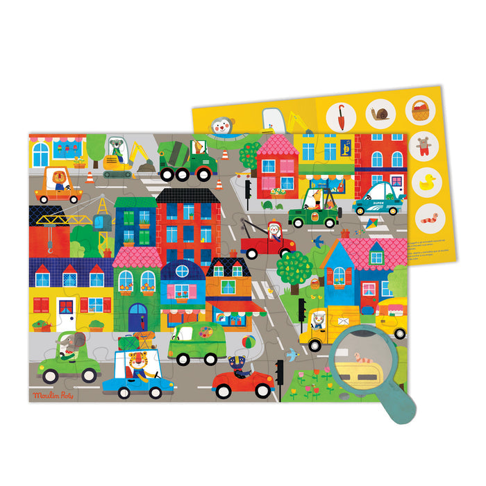 Puzzle - In Town - Les Popipop - Content