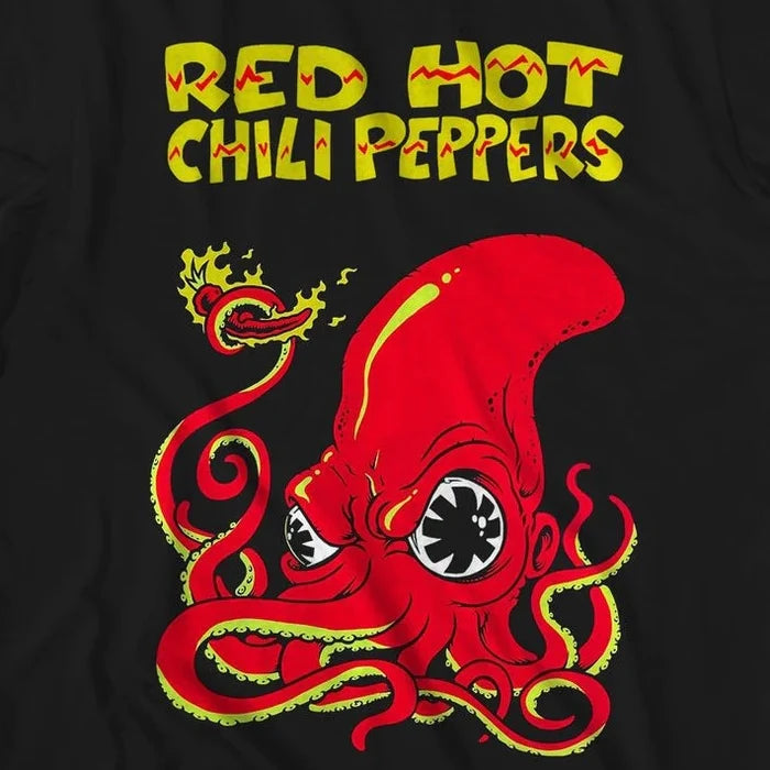 Red Hot Chili Peppers Fire Squid T-Shirt