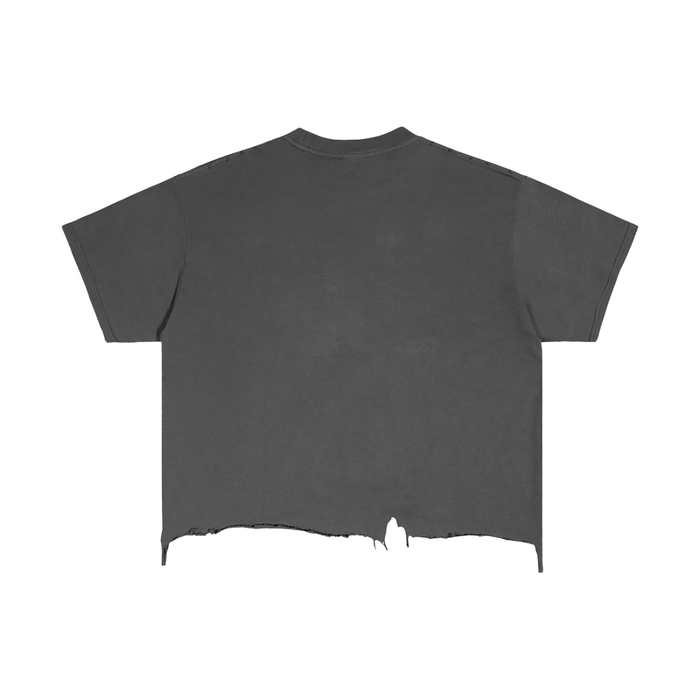 River Birch Crow Tshirt - In Flight - Distressed T Shirt