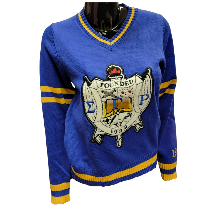 SGRho Varsity Chenille Sweater