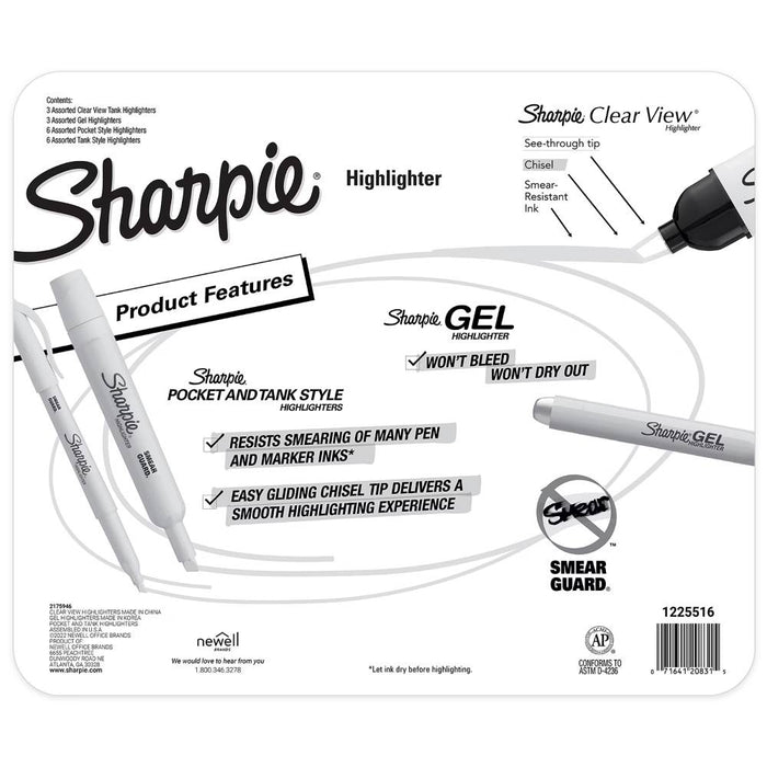 Sharpie - Highlighter Variety Pack - 18 Count