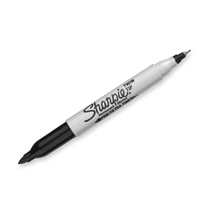 Sharpie - Twin Tip Permanent Markers, Black - 48 Pack
