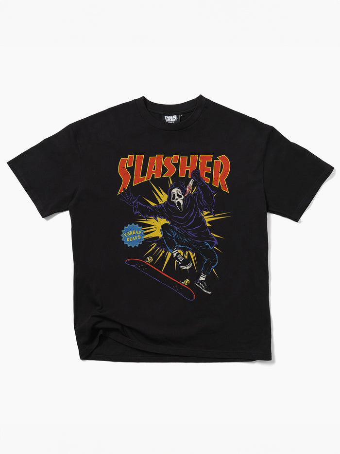 Slasher T-Shirt | Black-Image 1