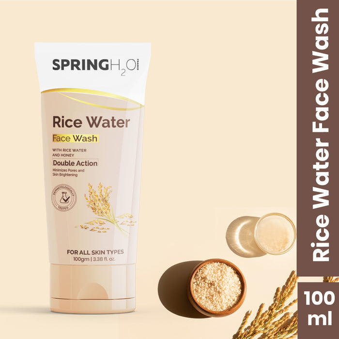 SPRING H2O Men's Perfume, D-Tan Facial Kit & Rice water Face Wash