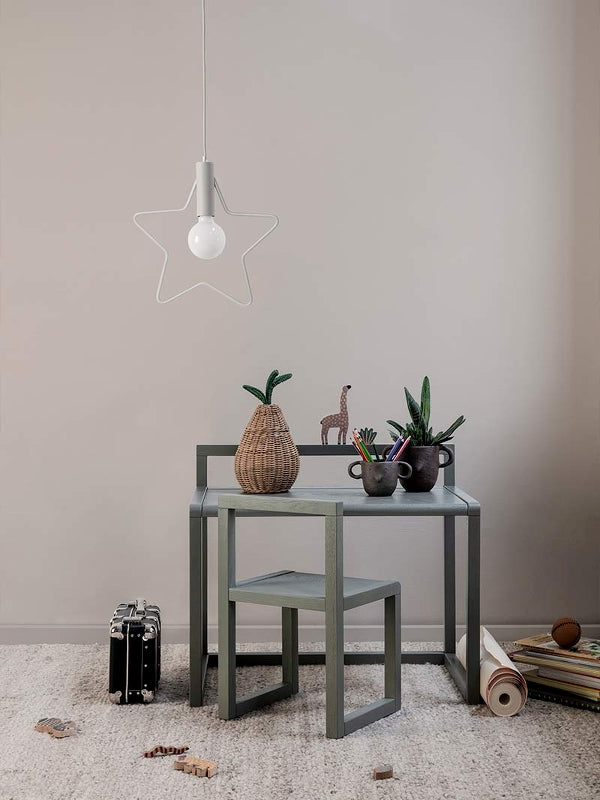 Star Pendant - Light Grey