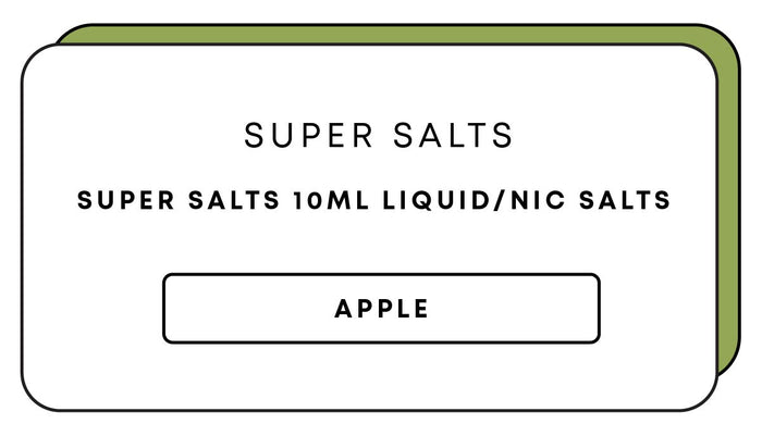 Super Salts 10mL E-Liquid | Apple-Image 1