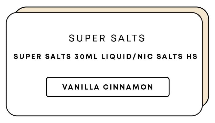 Super Salts 30mL E-Liquid HS | Vanilla Cinnamon-Image 1