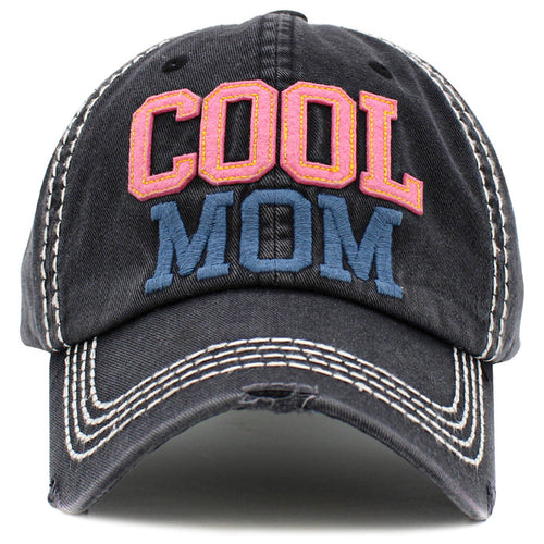 1507 - Cool Mom Hat - Black