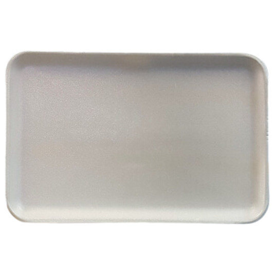 16S White Foam Trays