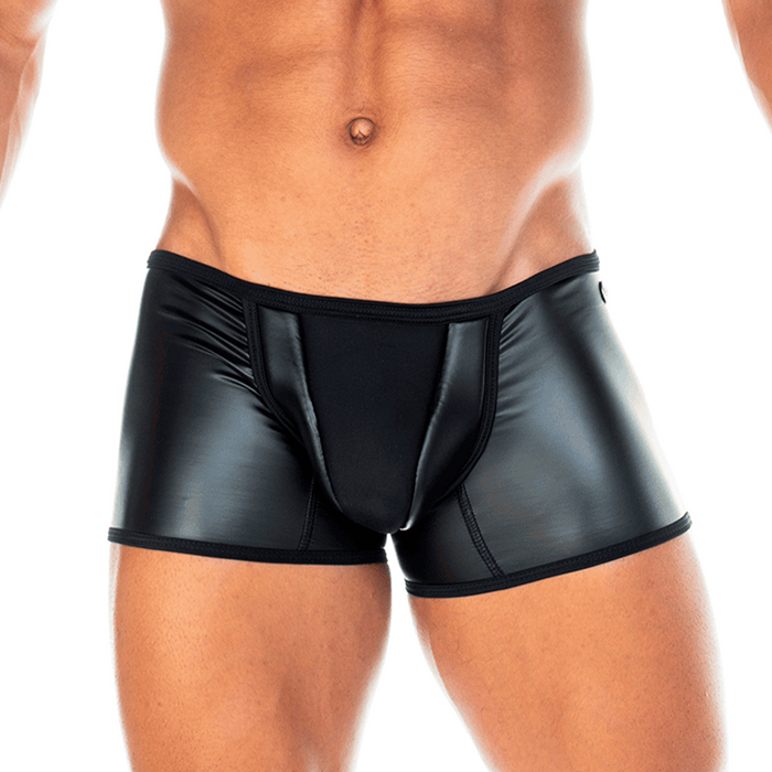 2 Fetiche Black Trunk en modelo de Gigo Underwear