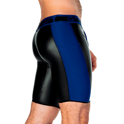 2 Fetiche Blue Trunk Long vista frontal de Gigo Underwear