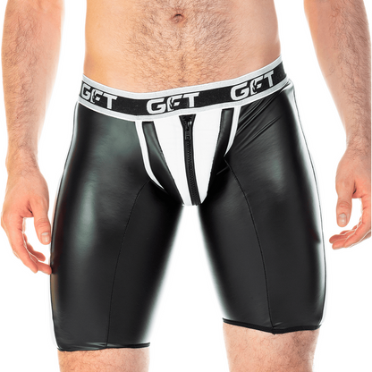 2 Fetiche White Zipper Trunk Long de Gigo Underwear