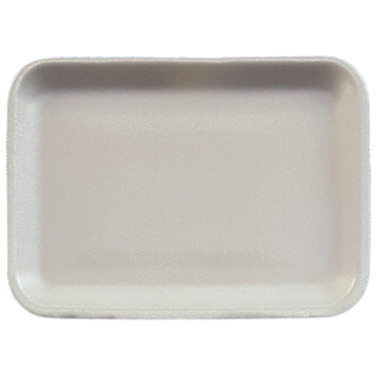2S White Foam Trays