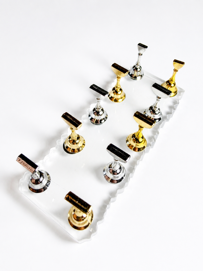 2x5 10 Tip Display Holders, Wavy Base | Lula Beauty
