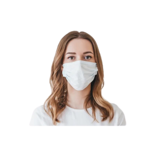 3 ply White Protection Mask