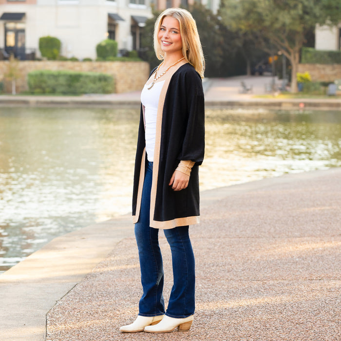 40016 - Shimmery Cardigan with Pockets