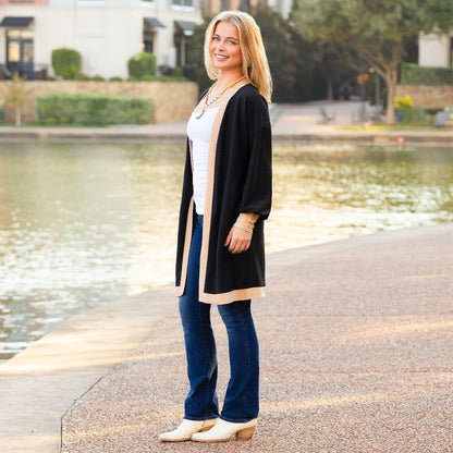 40016 - Shimmery Cardigan with Pockets