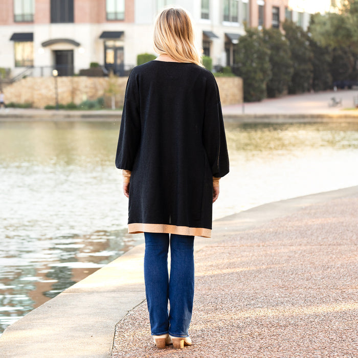 40016 - Shimmery Cardigan with Pockets
