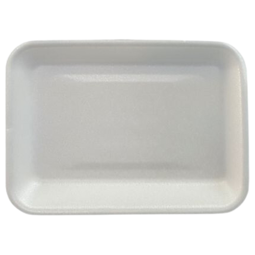 4P White Foam Trays