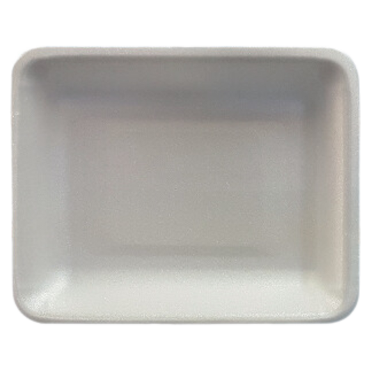 4PR White Foam Trays