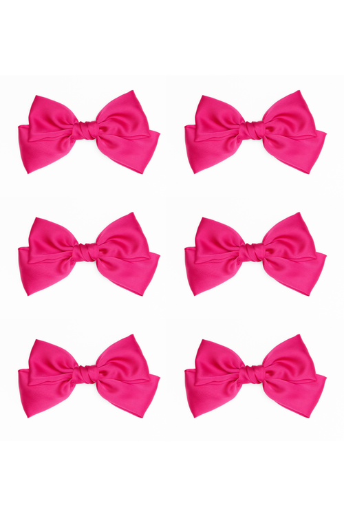 6pcs Cheer Bow Hairclip Bundle-Retail-Great Pretenders USA