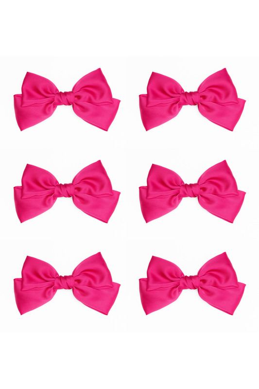 6pcs Cheer Bow Hairclip Bundle-Retail-Great Pretenders USA