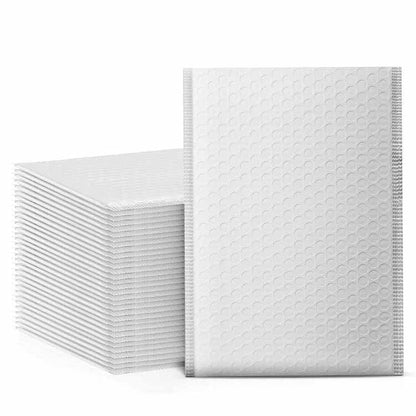 8.5 x 13.5 - #3 Self-Seal White Poly Bubble Mailers 100 Per Case