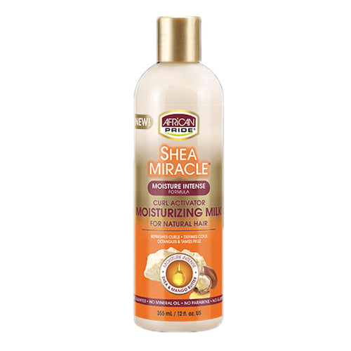 African Pride Shea Miracle Moisturizing Milk, 355 ml
