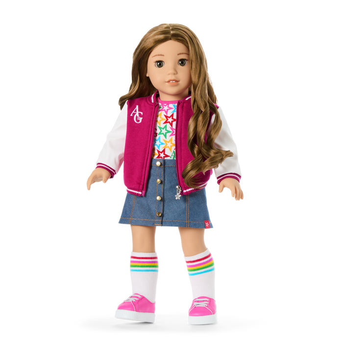 AG™ Star Squad Varsity Jacket for Girls & 18-inch Dolls