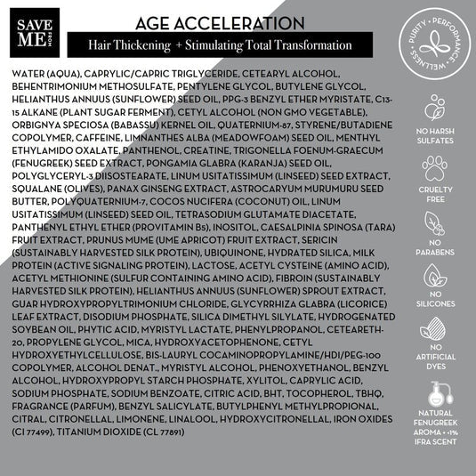 AGE ACCELERATION - Tip to Root Hair Reboot 3.4 fl oz | Save Me From