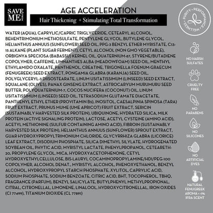 AGE ACCELERATION - Tip to Root Hair Reboot 3.4 fl oz | Save Me From